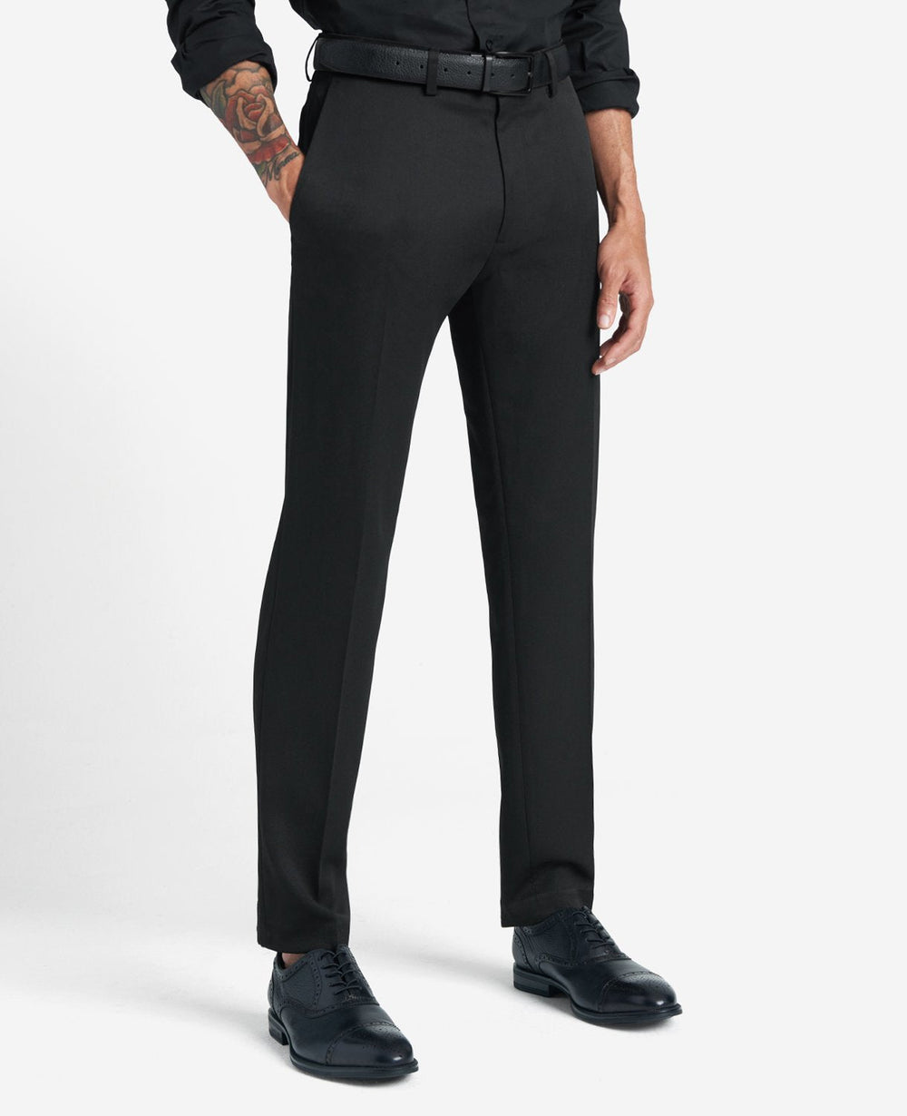 Slim-Fit Stretch Dress Pant Black