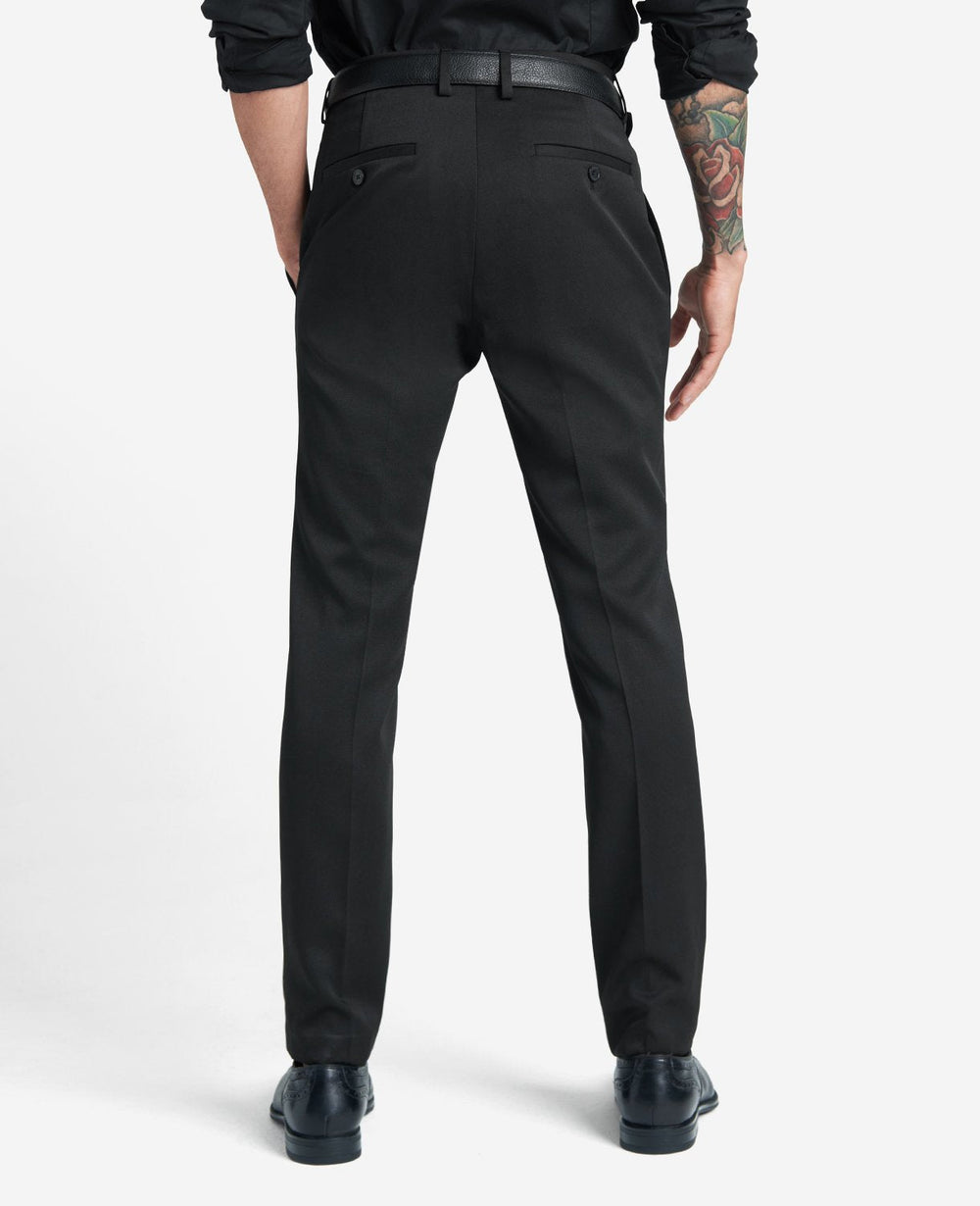 Slim-Fit Stretch Dress Pant Black