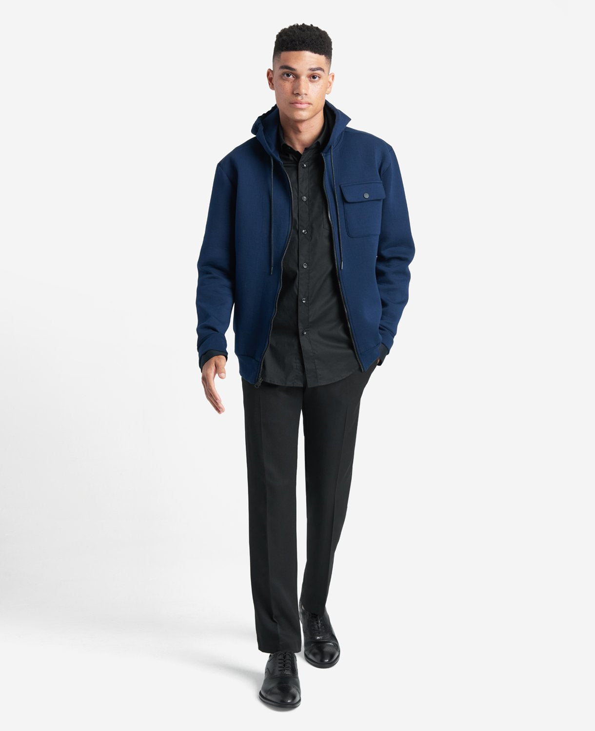 Slim-Fit Stretch Dress Pant Black