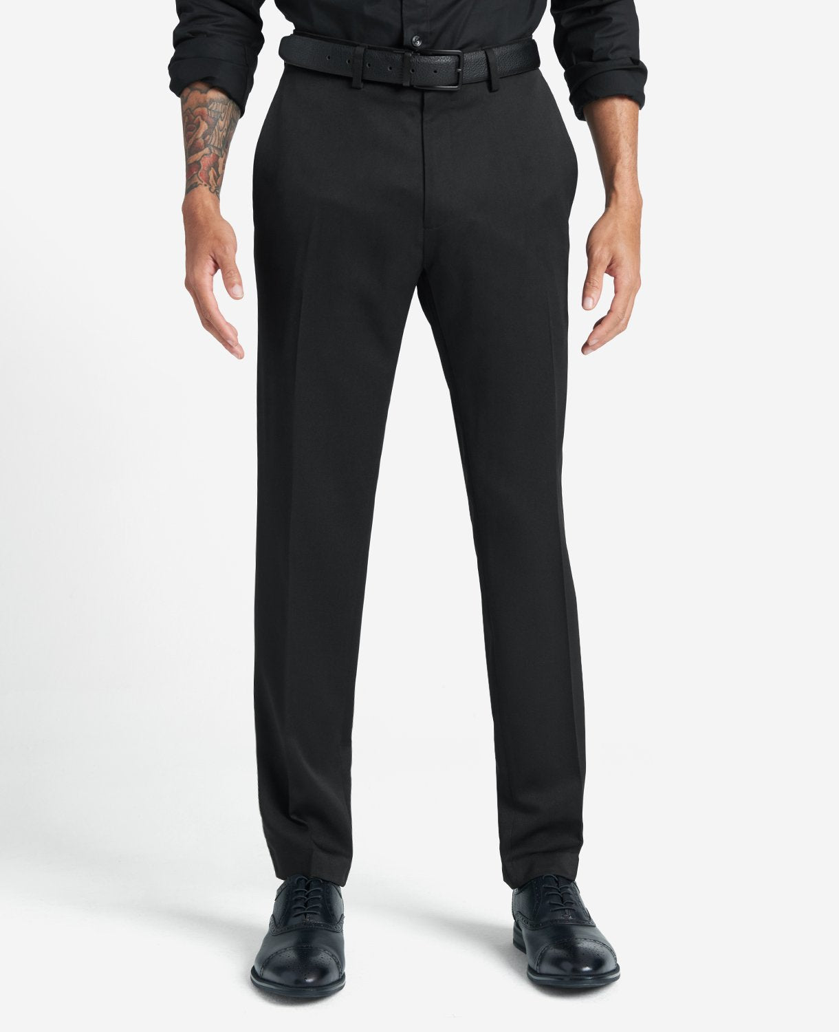 Slim-Fit Stretch Dress Pant Black