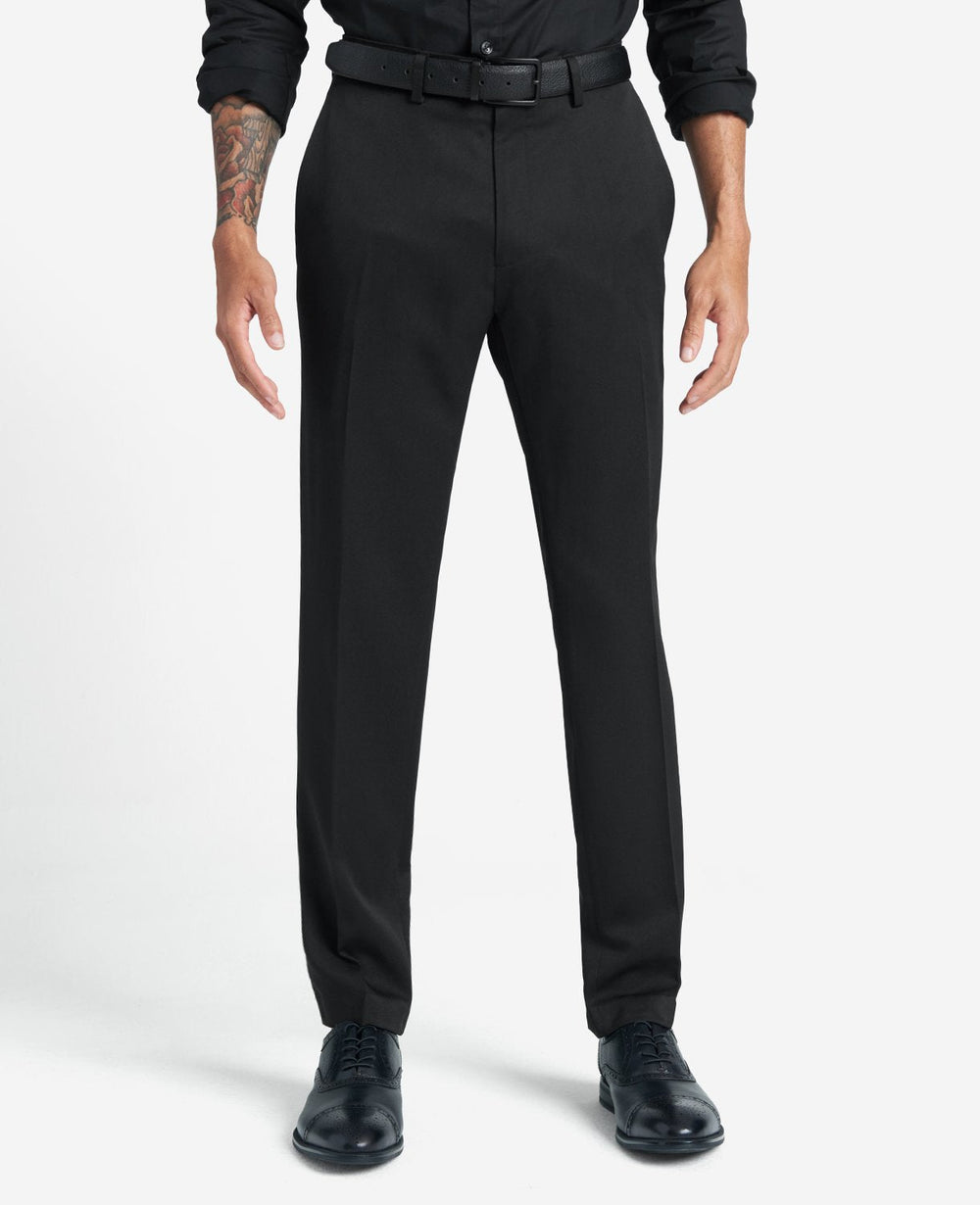Slim-Fit Stretch Dress Pant Black