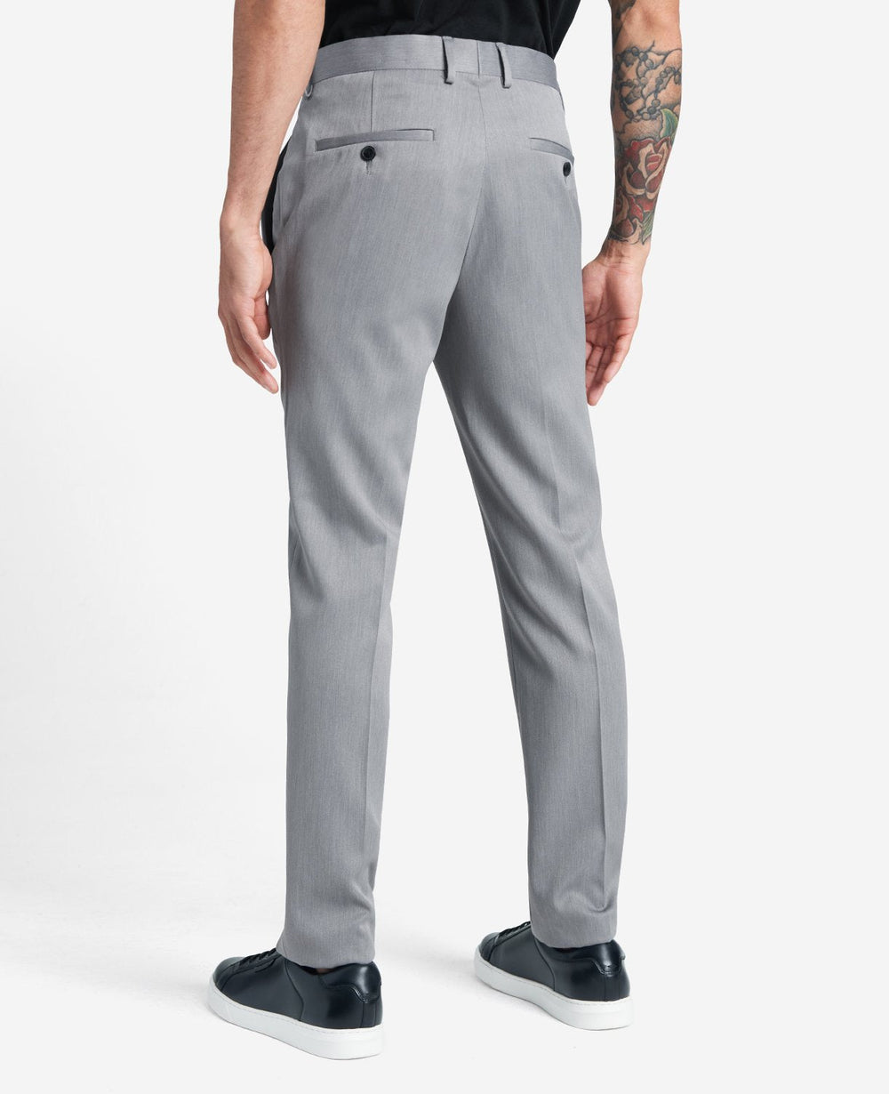 Slim-Fit Stretch Dress Pant Heather Grey