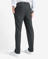 Slim-Fit Stretch Twill Dress Pant Dk. Htr. Grey