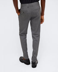 Slim-Fit Stretch Twill Dress Pant Med. Grey