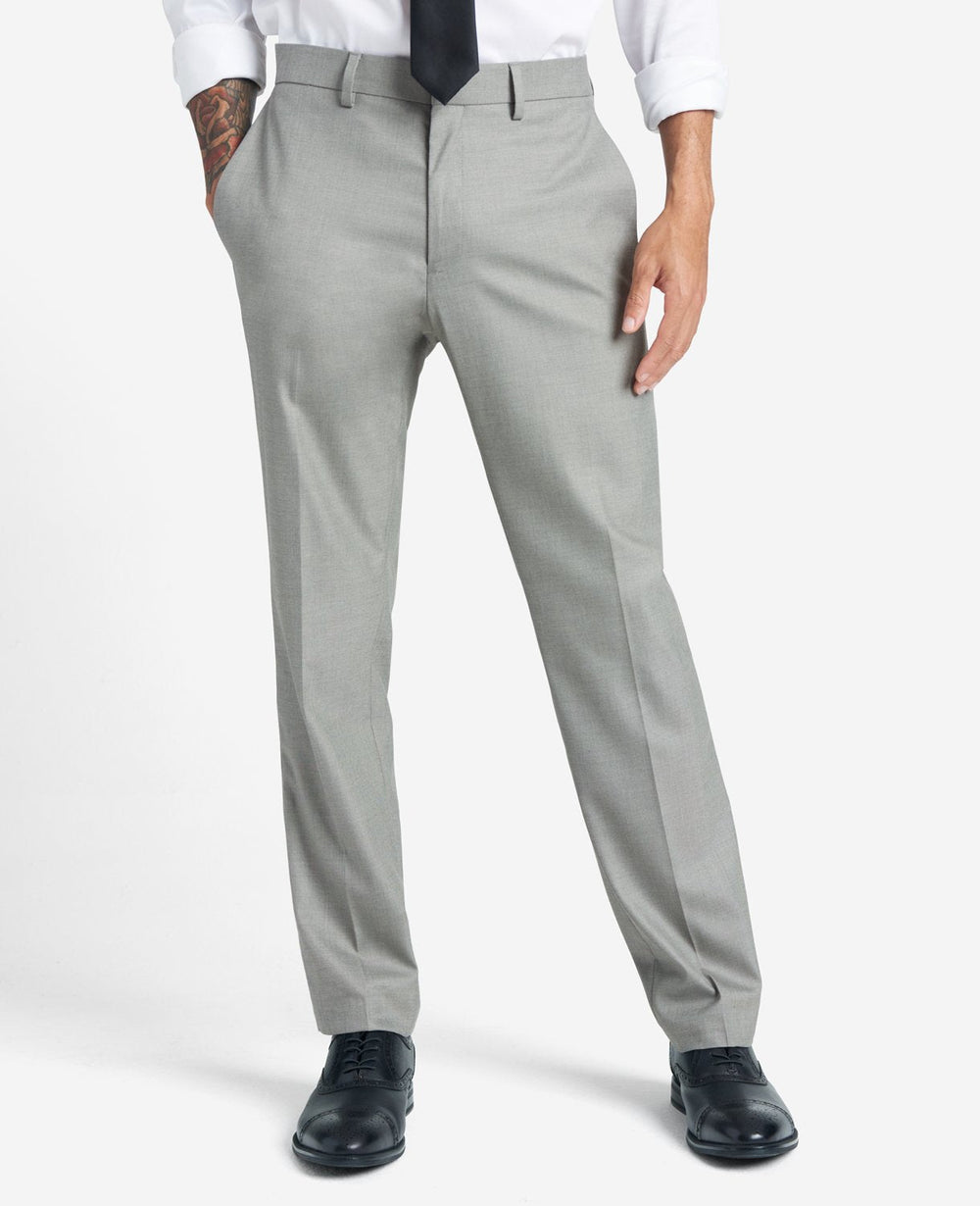 Slim-Fit Stretch Twill Dress Pant Lt. Grey