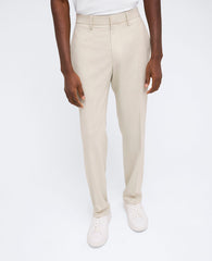 Slim-Fit Stretch Twill Dress Pant Natural