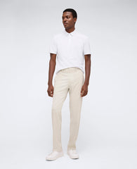Slim-Fit Stretch Twill Dress Pant Natural
