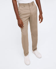 Slim-Fit Stretch Twill Dress Pant Oatmeal