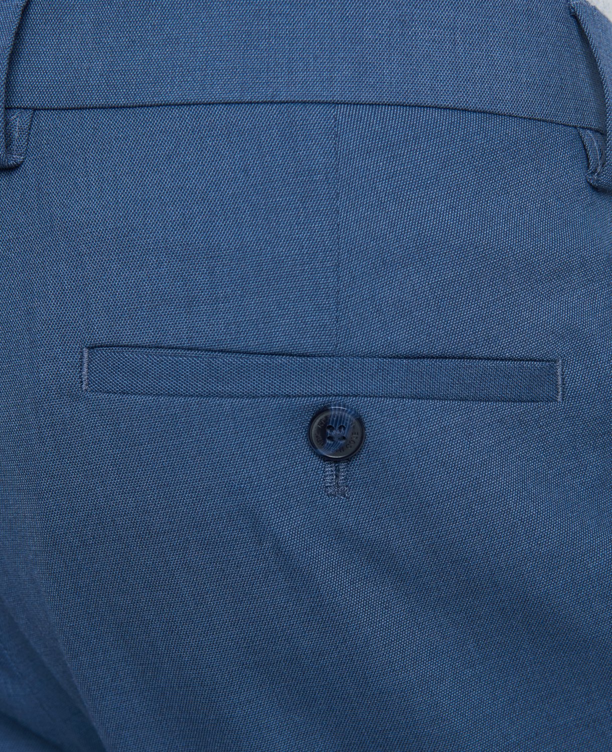 Slim-Fit Stretch Twill Dress Pant Chambray