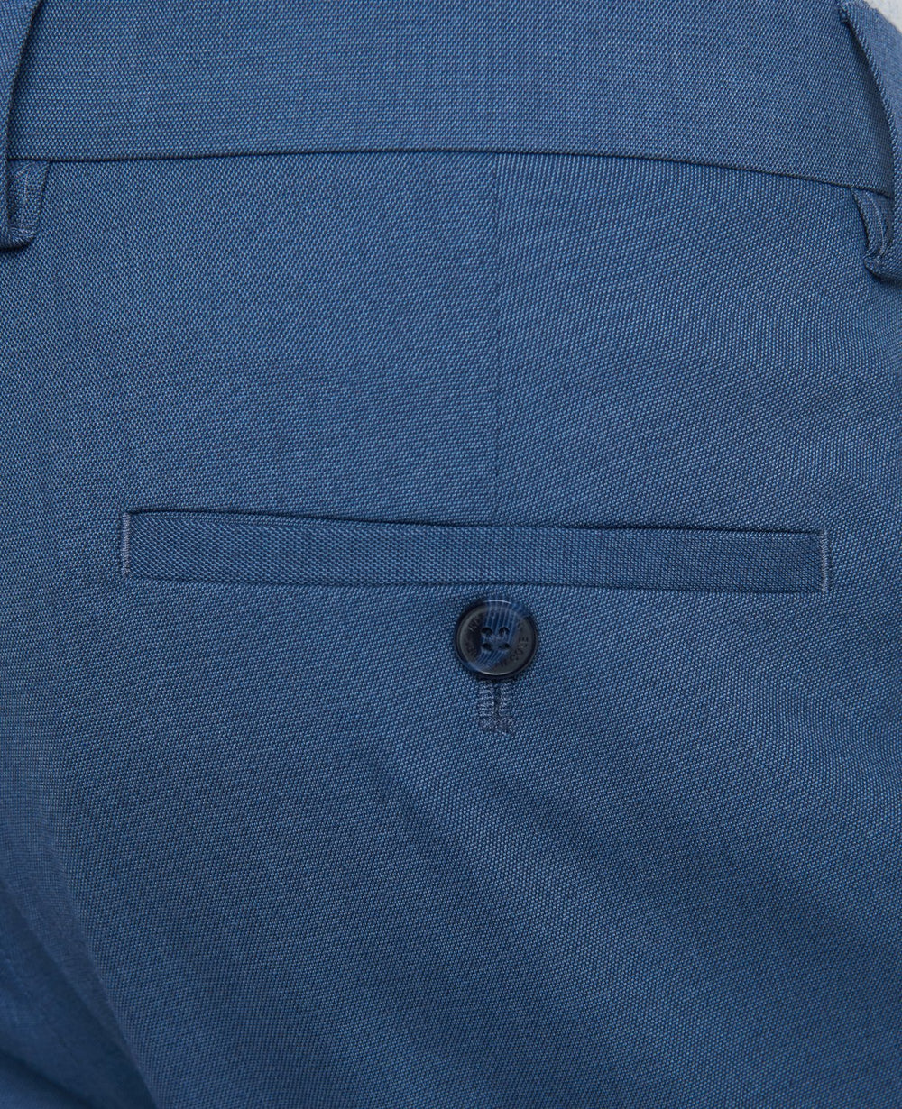Slim-Fit Stretch Twill Dress Pant Chambray
