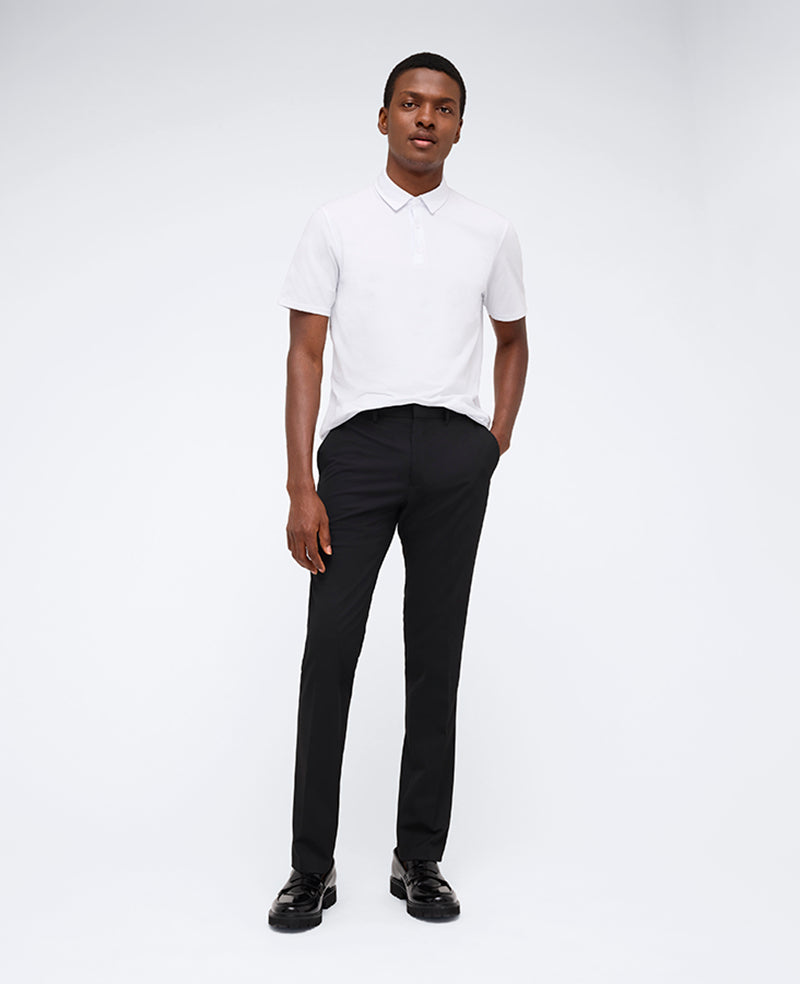 Skinny-Fit Stretch Performance Dress Pant Black