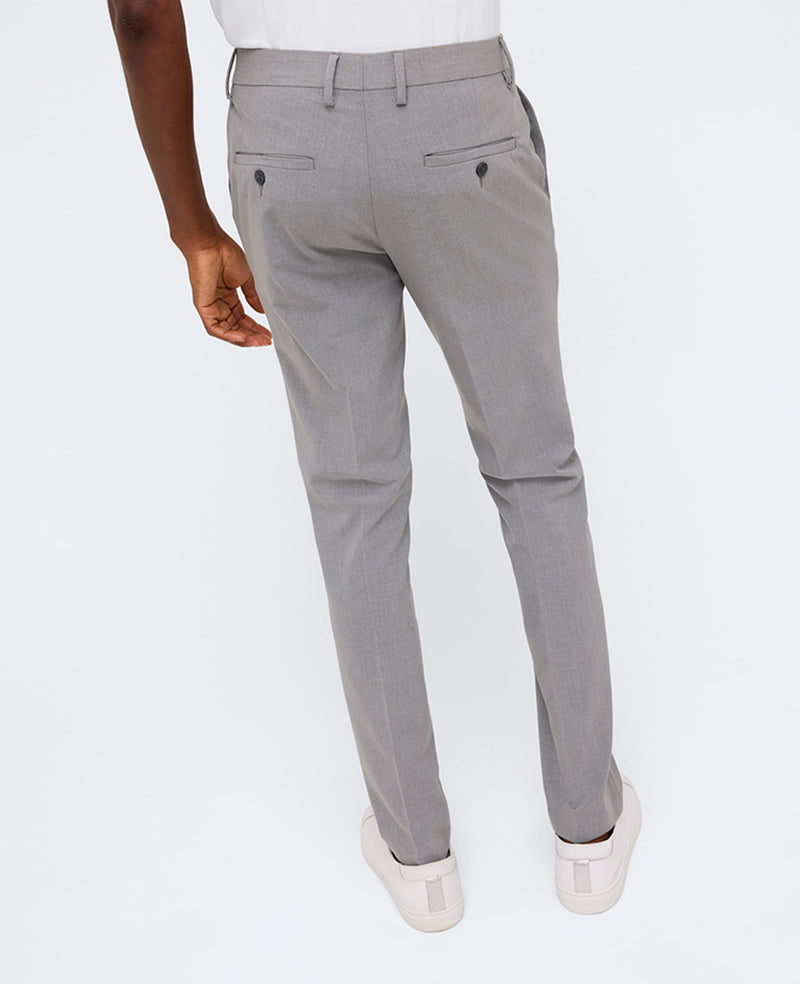 Skinny-Fit Stretch Performance Dress Pant Grey