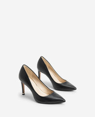 Riley 85 Leather Heel with Rebound Black