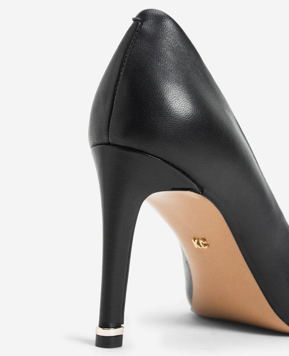 Riley 85 Leather Heel with Rebound Black