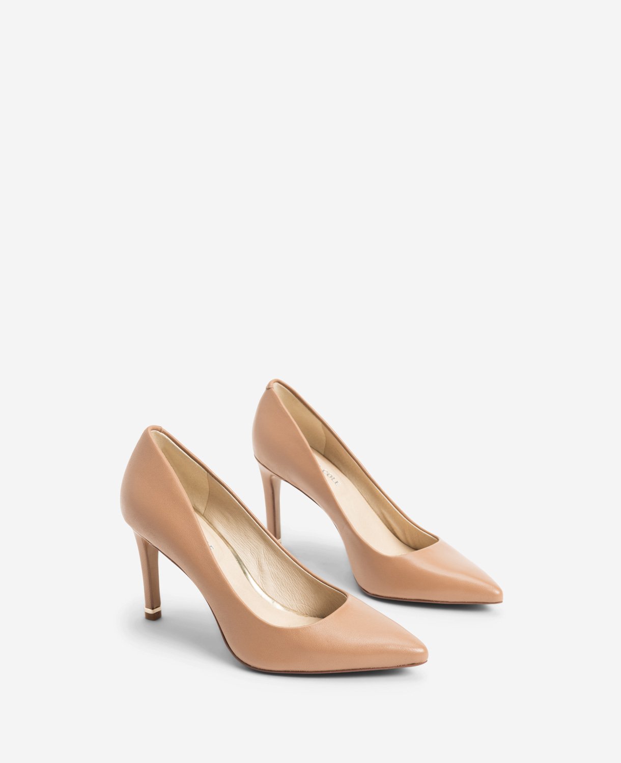 Riley 85 Leather Heel with Rebound Latte