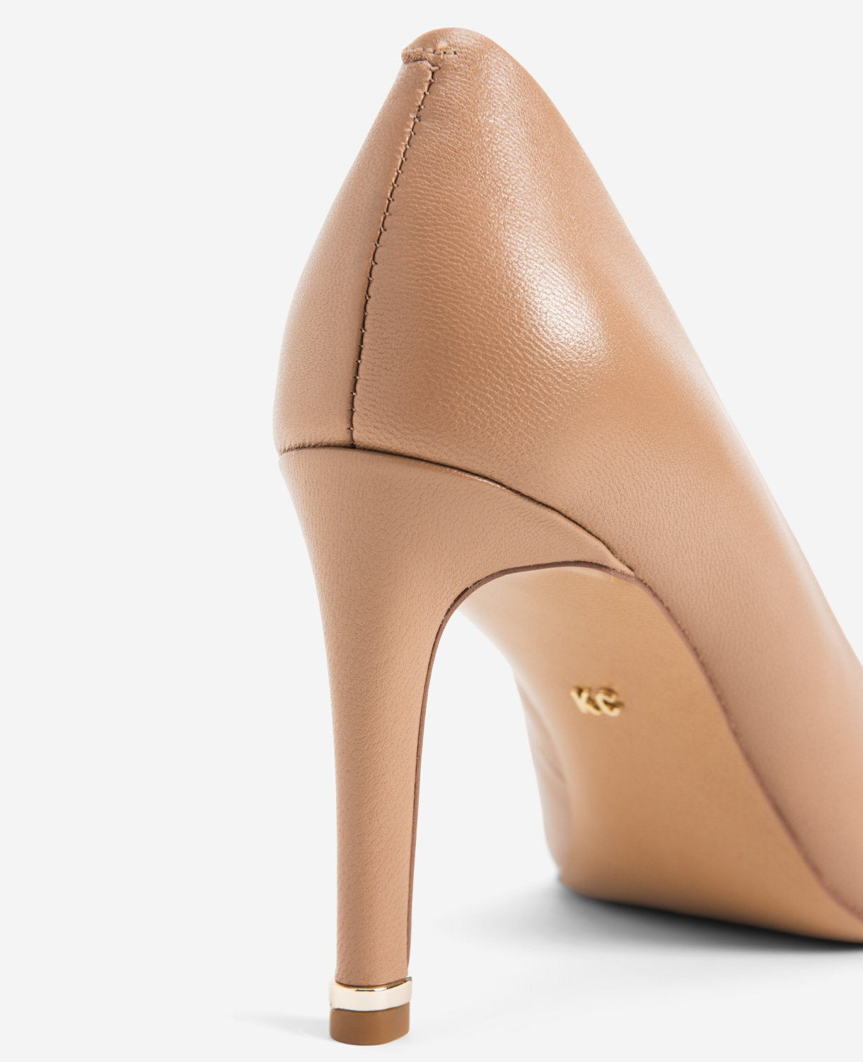 Riley 85 Leather Heel with Rebound Latte