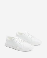 Women's Leather Kam Sneaker White