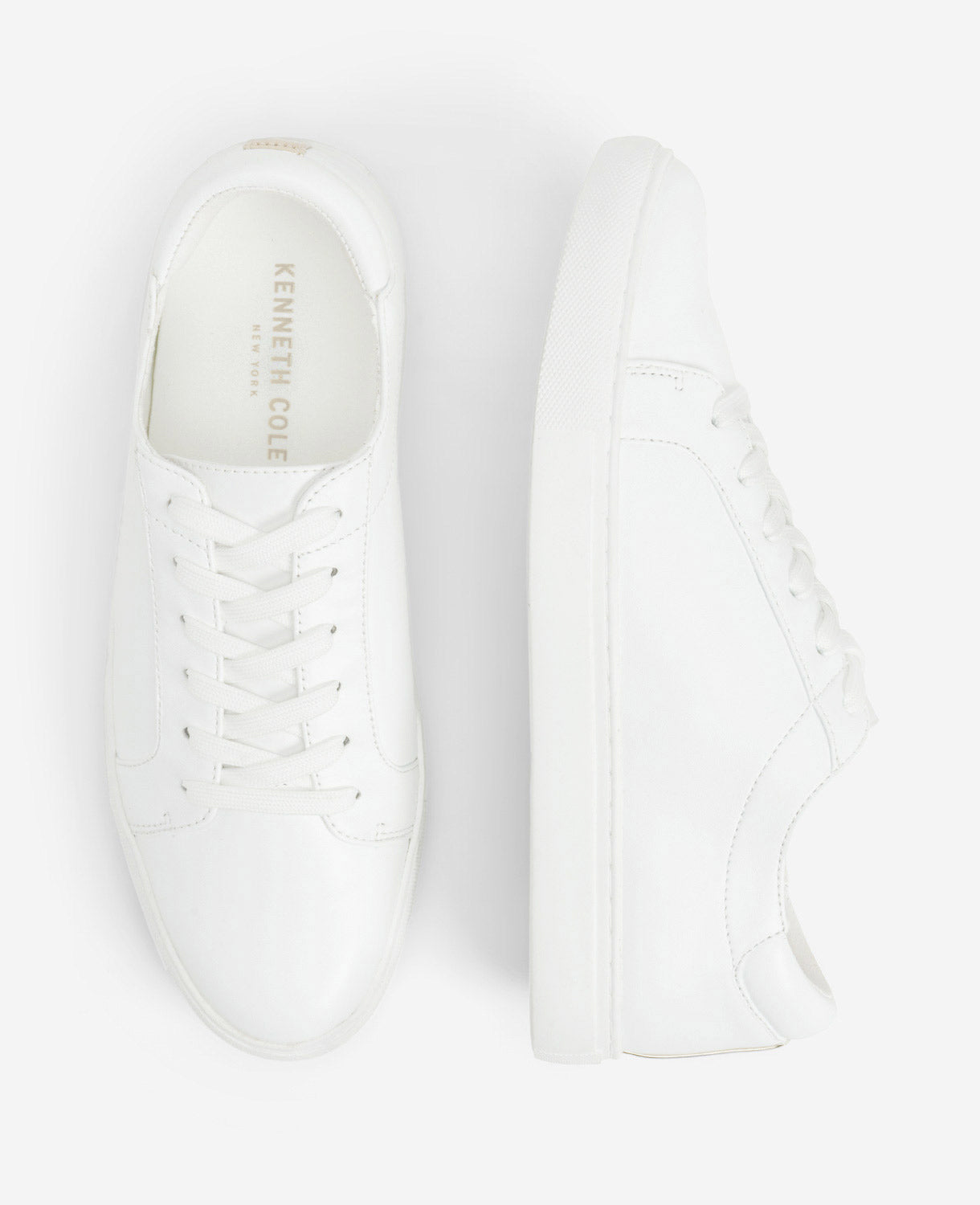 Women's Leather Kam Sneaker White