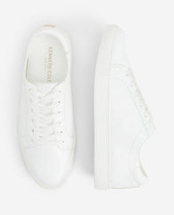Women's Leather Kam Sneaker White