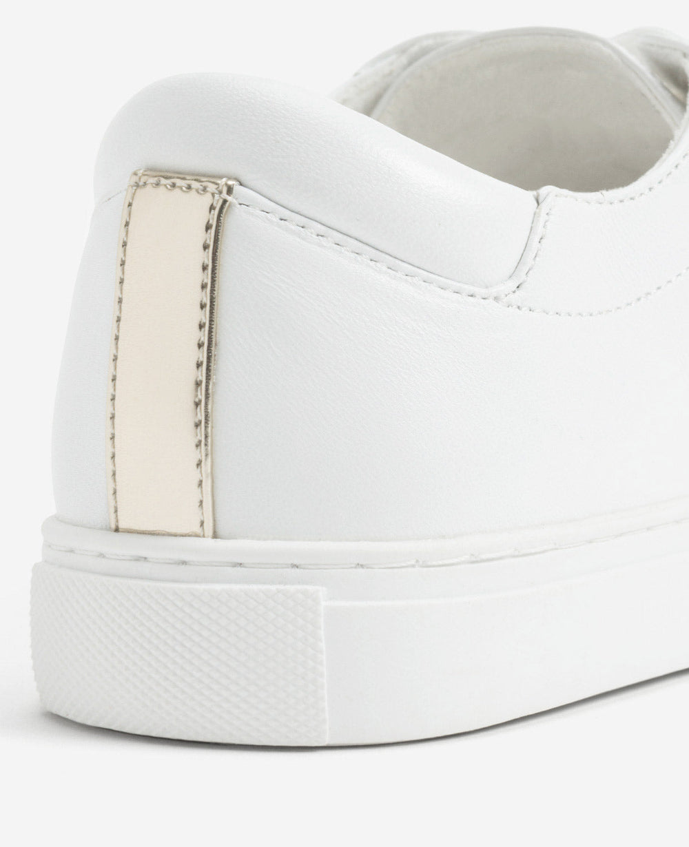 Women's Leather Kam Sneaker White
