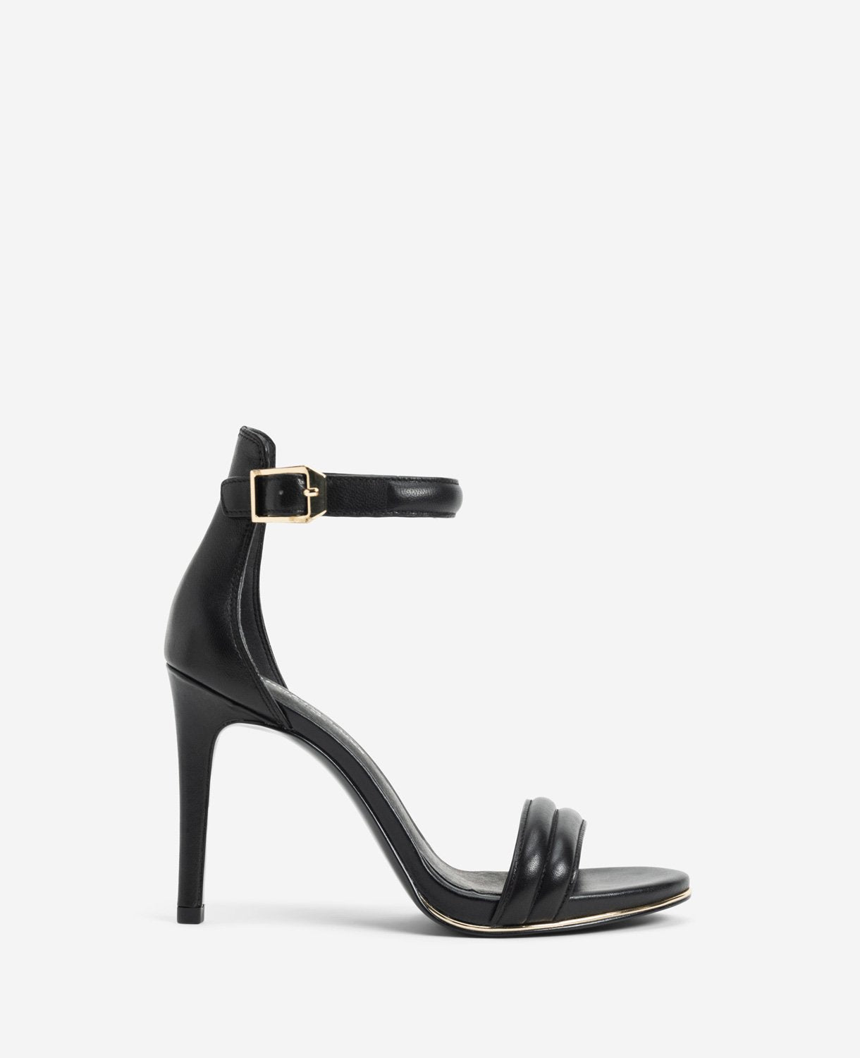 Brooke Ankle Strap Heeled Sandal Black
