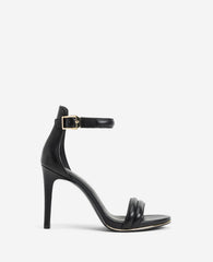 Brooke Ankle Strap Heeled Sandal Black