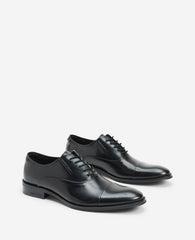 Tully Cap Toe Oxford Black