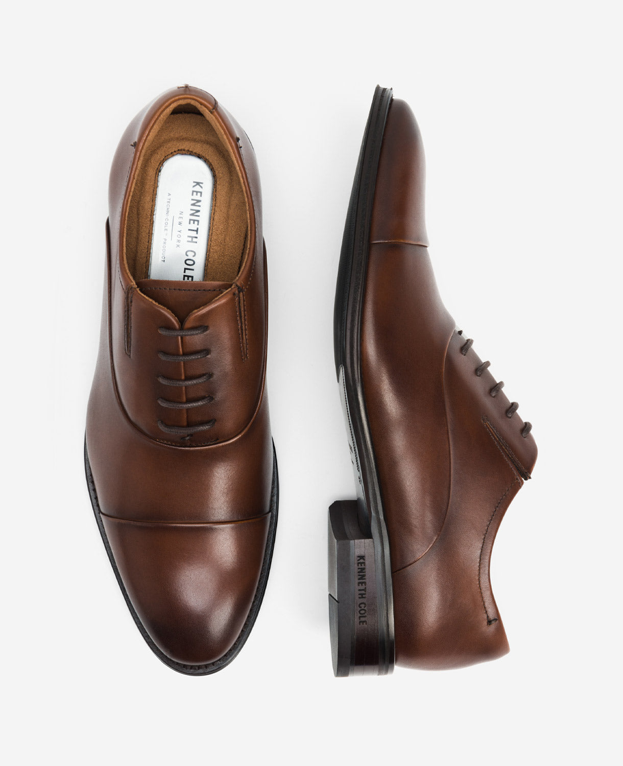 Tully Cap Toe Oxford Cognac