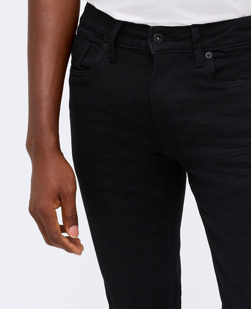 Slim-Fit Recycled Stretch Denim Jean Watts - Black