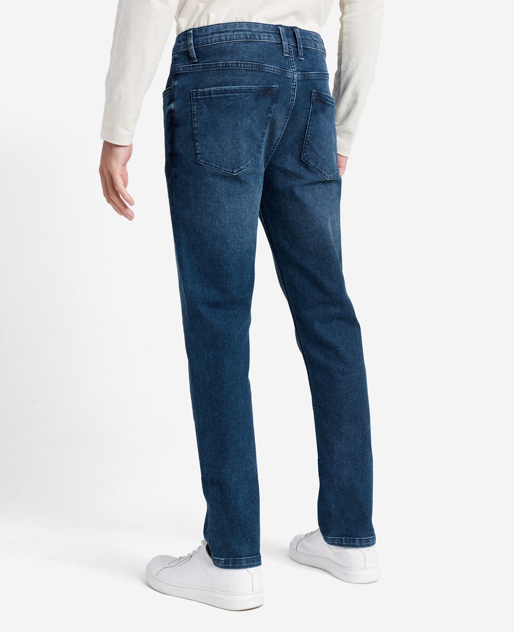 Slim-Fit Recycled Stretch Denim Jean Bethune - Blue