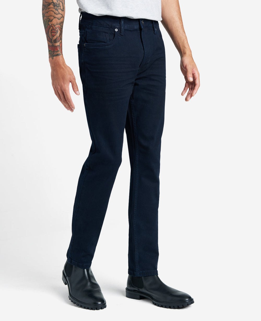 Slim-Fit Recycled Stretch Denim Jeans Downing - Dark Blue