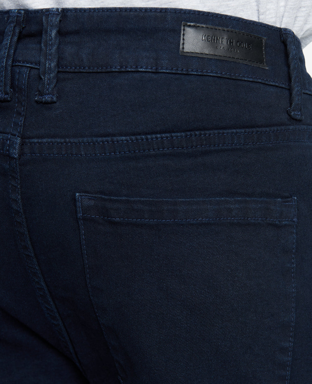 Slim-Fit Recycled Stretch Denim Jeans Downing - Dark Blue