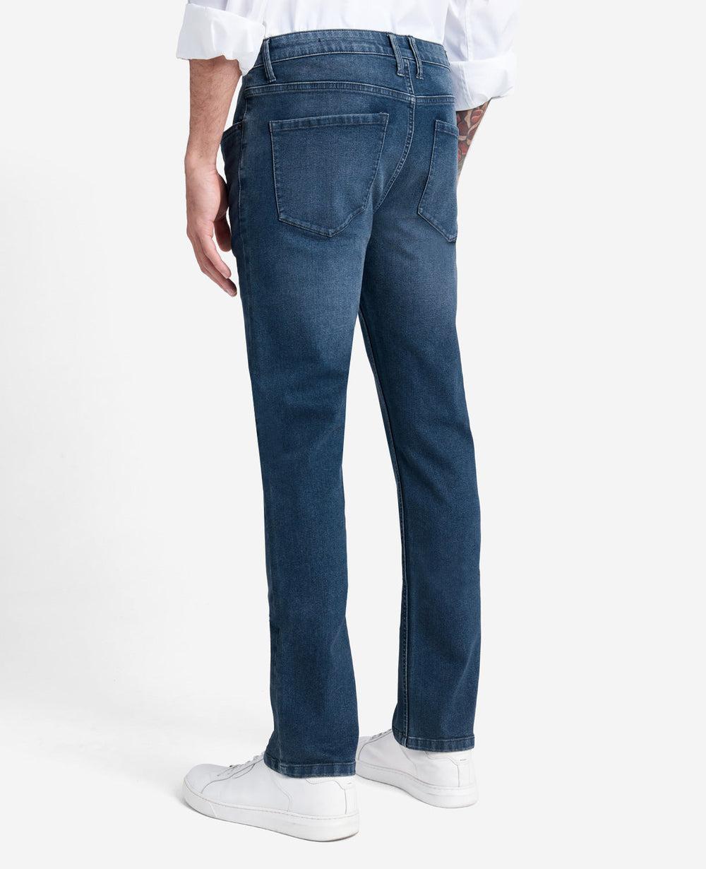 Slim-Fit Recycled Stretch Denim Jean Leroy - Medium Blue