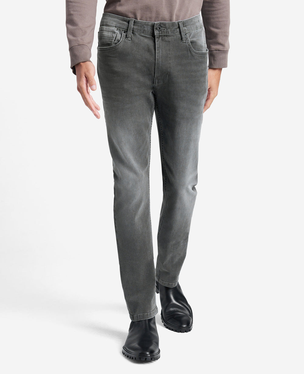 Slim-Fit Recycled Stretch Denim Jean Laight - Medium Grey