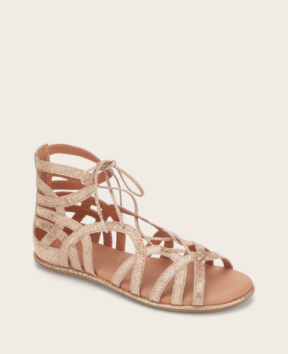 GENTLE SOULS - Break My Heart Gladiator Sandal Gold