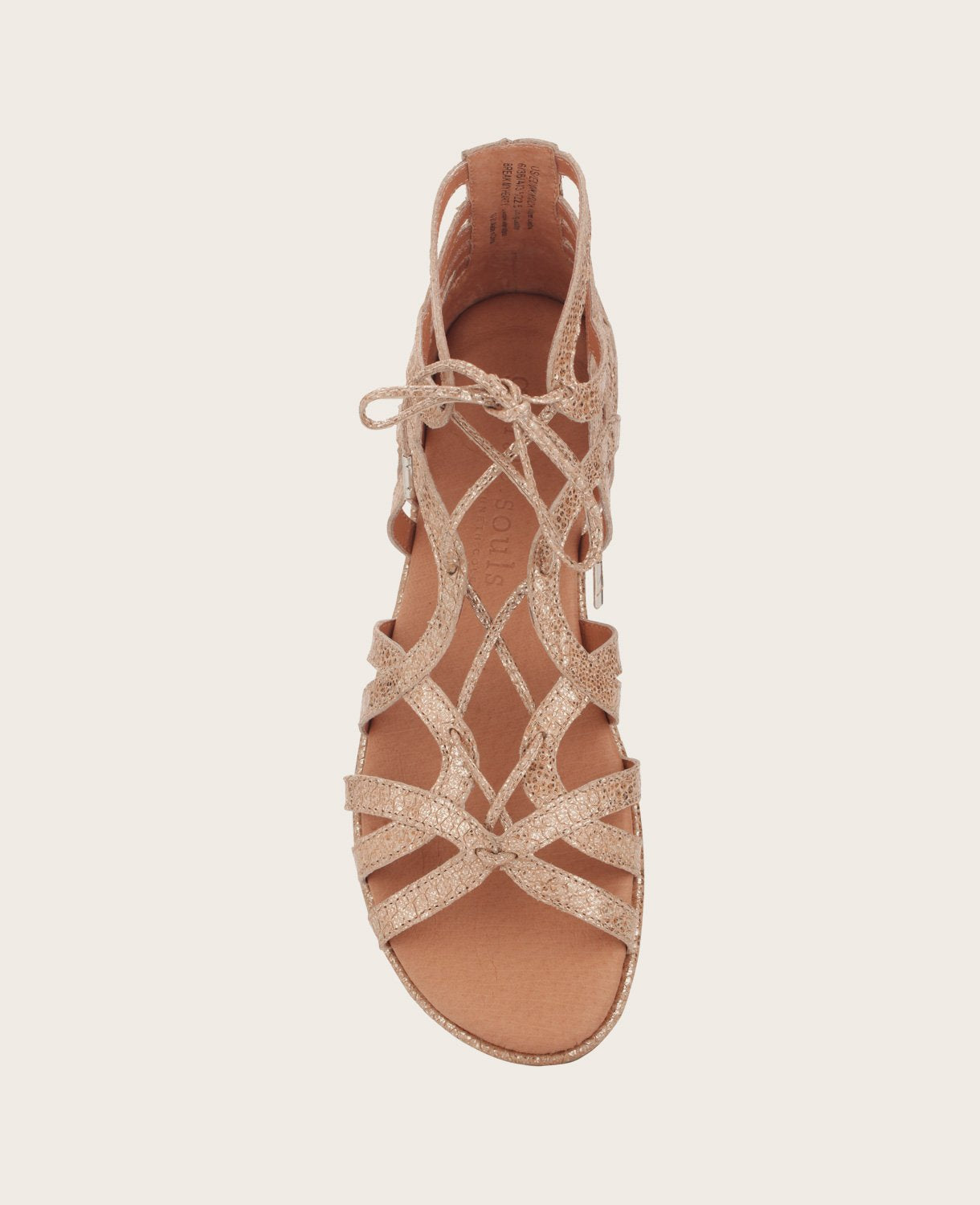 GENTLE SOULS - Break My Heart Gladiator Sandal Gold