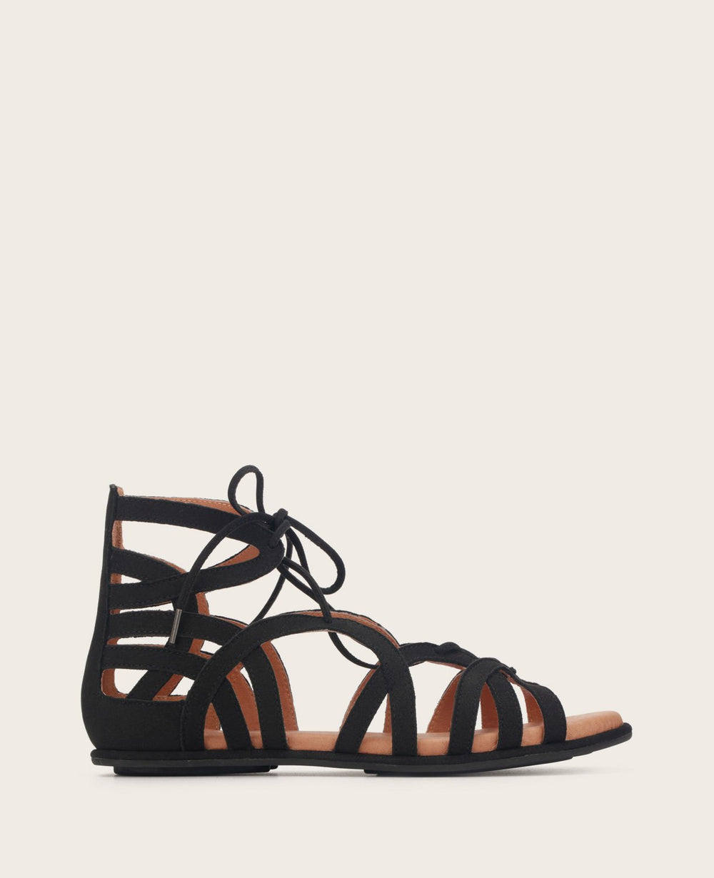 GENTLE SOULS - Break My Heart Gladiator Sandal Black