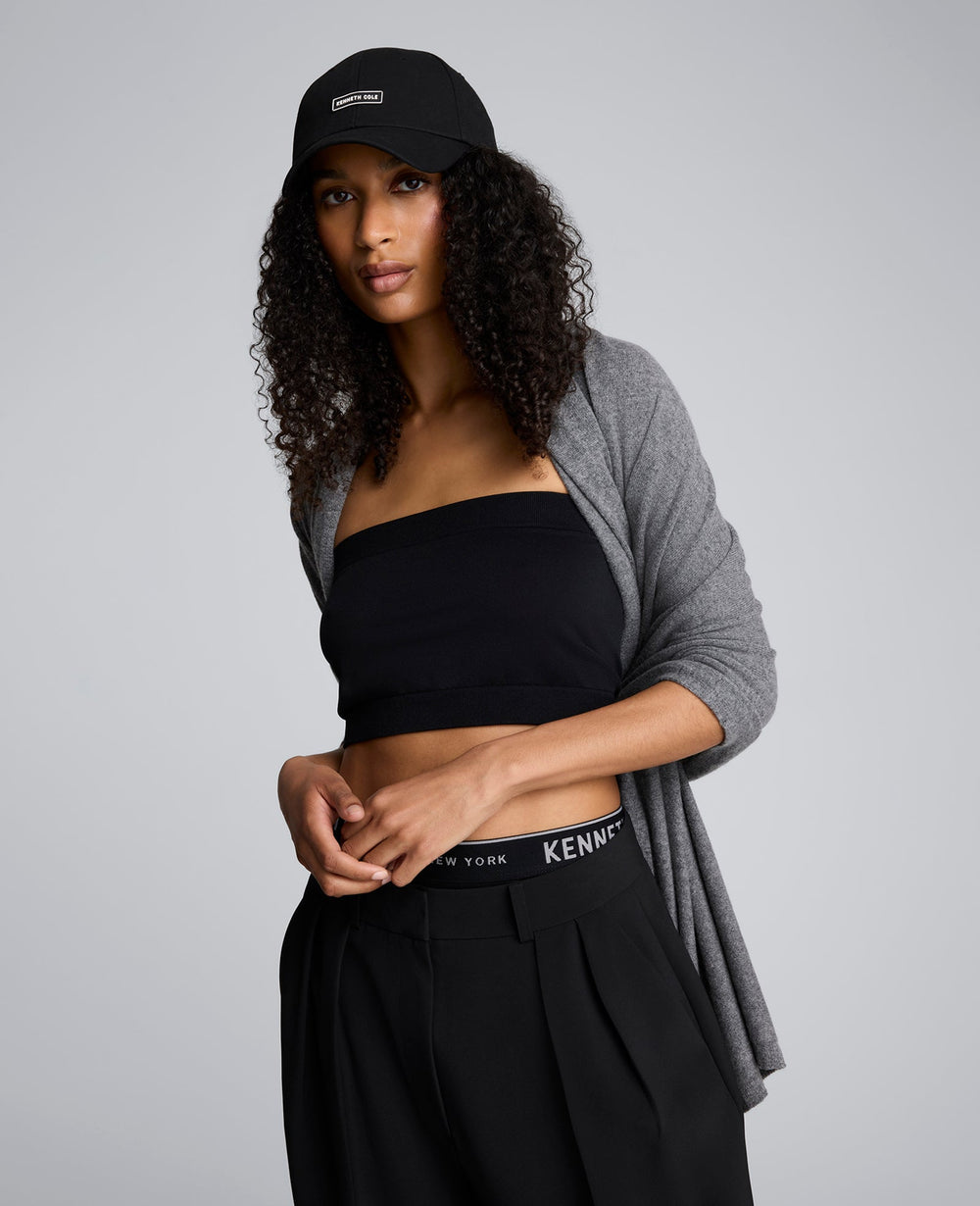 Site Exclusive! Pure Cashmere Multi-Wear Wrap Dark Grey