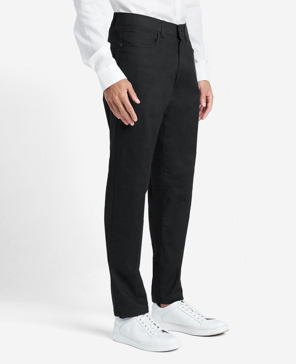 5-Pocket Stretch Pant with Flex Waistband Black