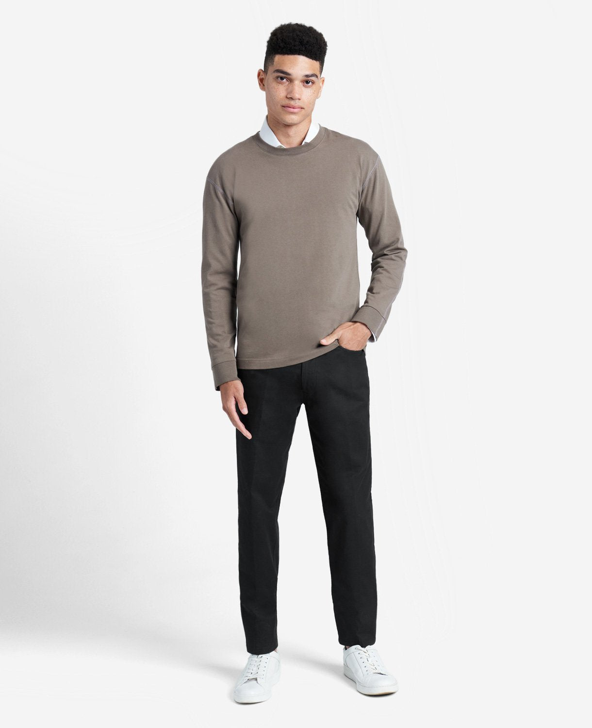 5-Pocket Stretch Pant with Flex Waistband Black