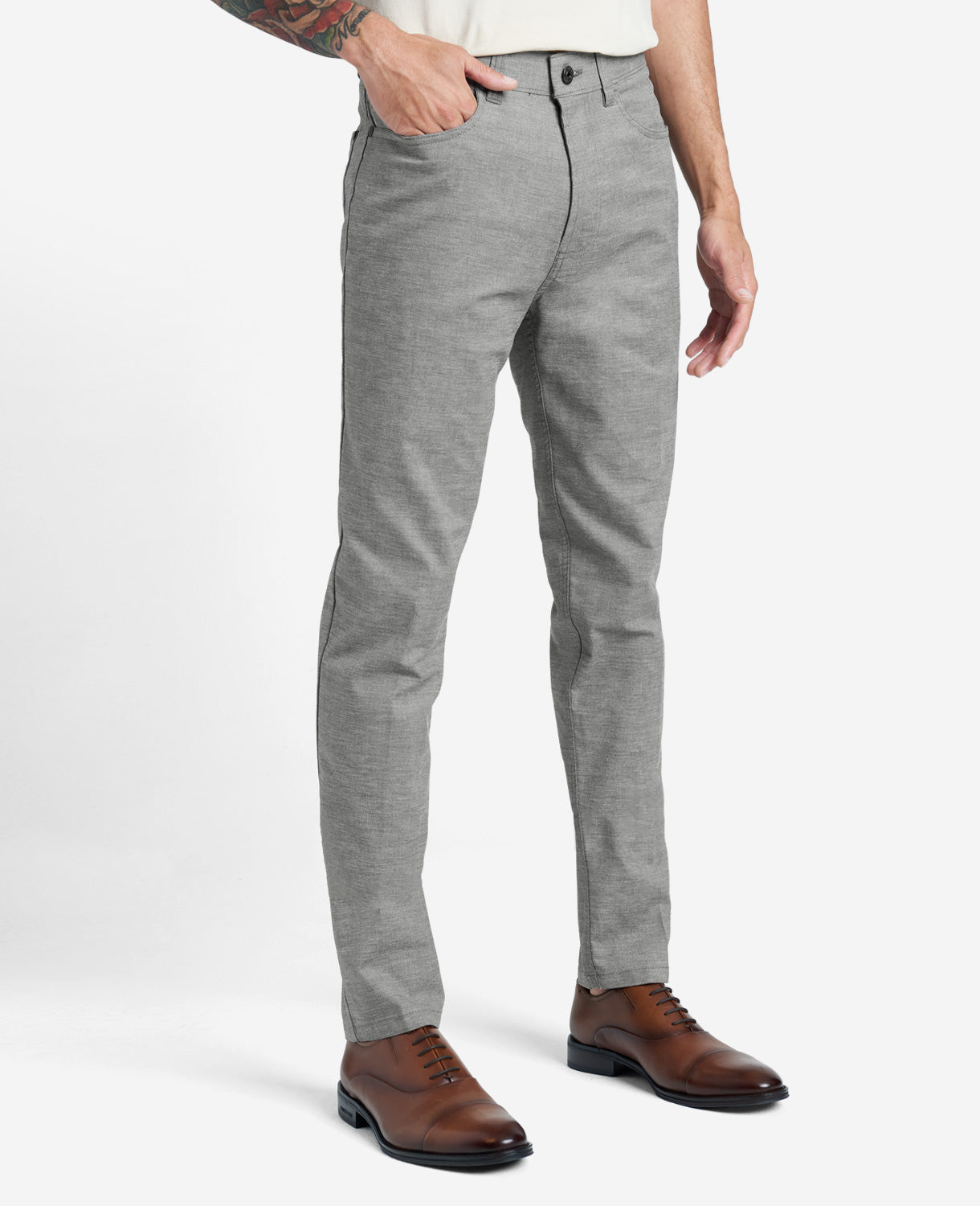 5-Pocket Stretch Pant with Flex Waistband String