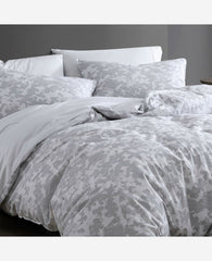 Merrion Grey Duvet Cover Set Open Lt Pastel Grey