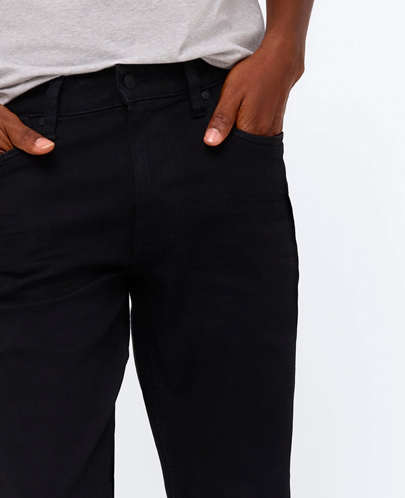 Athletic-Fit Recycled Stretch Denim Jean Watts - Black