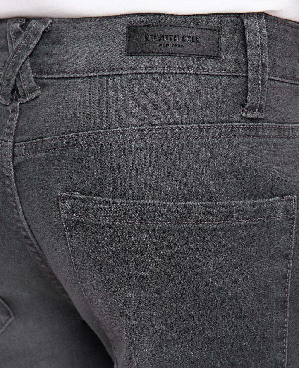 Athletic-Fit Recycled Stretch Denim Jean Laight - Grey