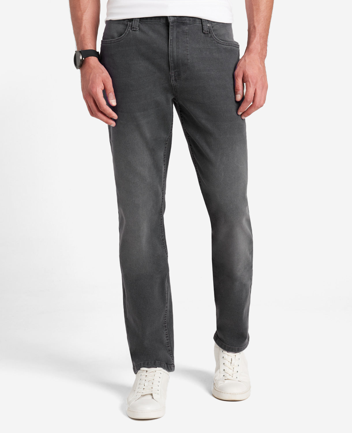 Athletic-Fit Recycled Stretch Denim Jean Laight - Grey