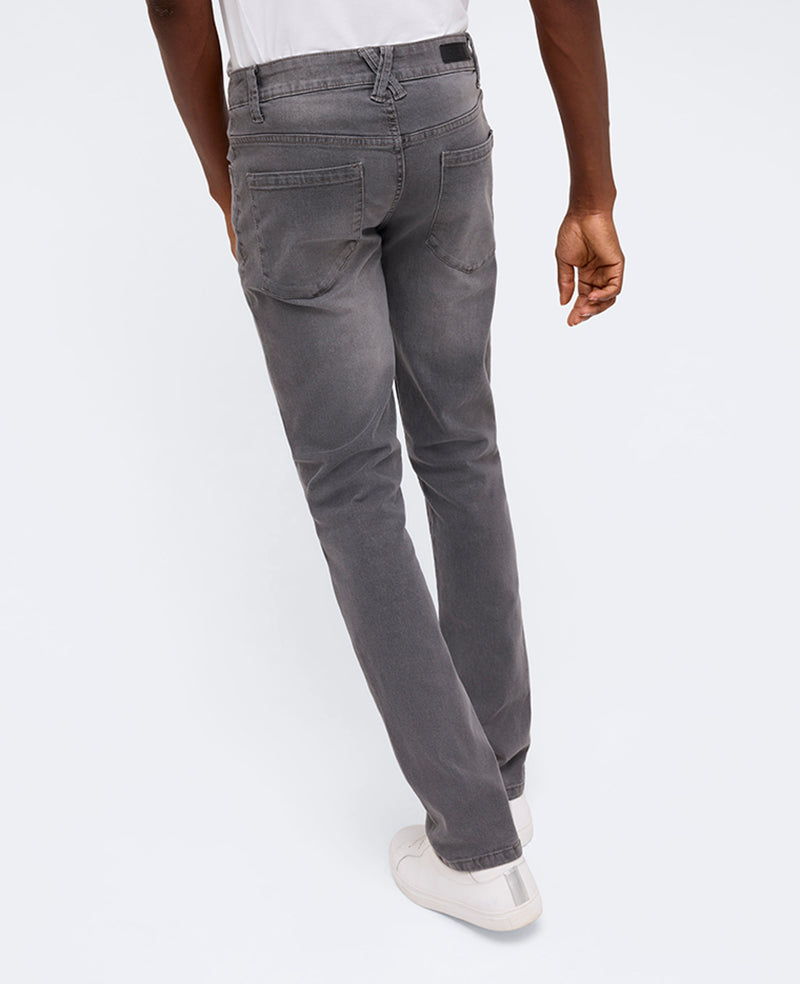 Slim-Fit Recycled Stretch Denim Jean Laight - Grey