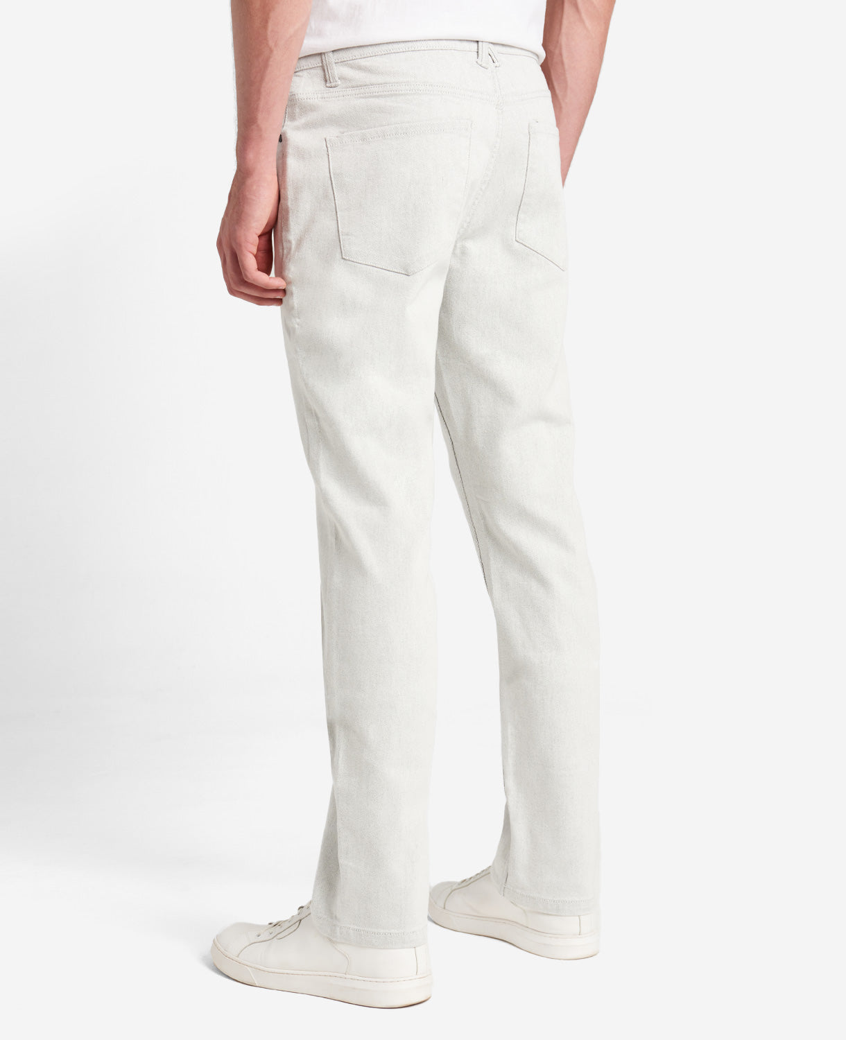 Slim-Fit Stretch Denim Jean Moore - Cream