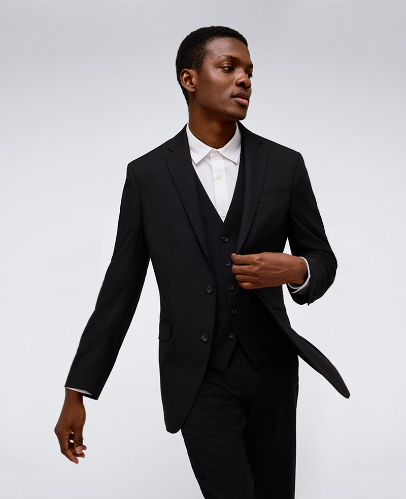 Kenneth Cole Reaction Ready Flex Suit Separate Jacket Black