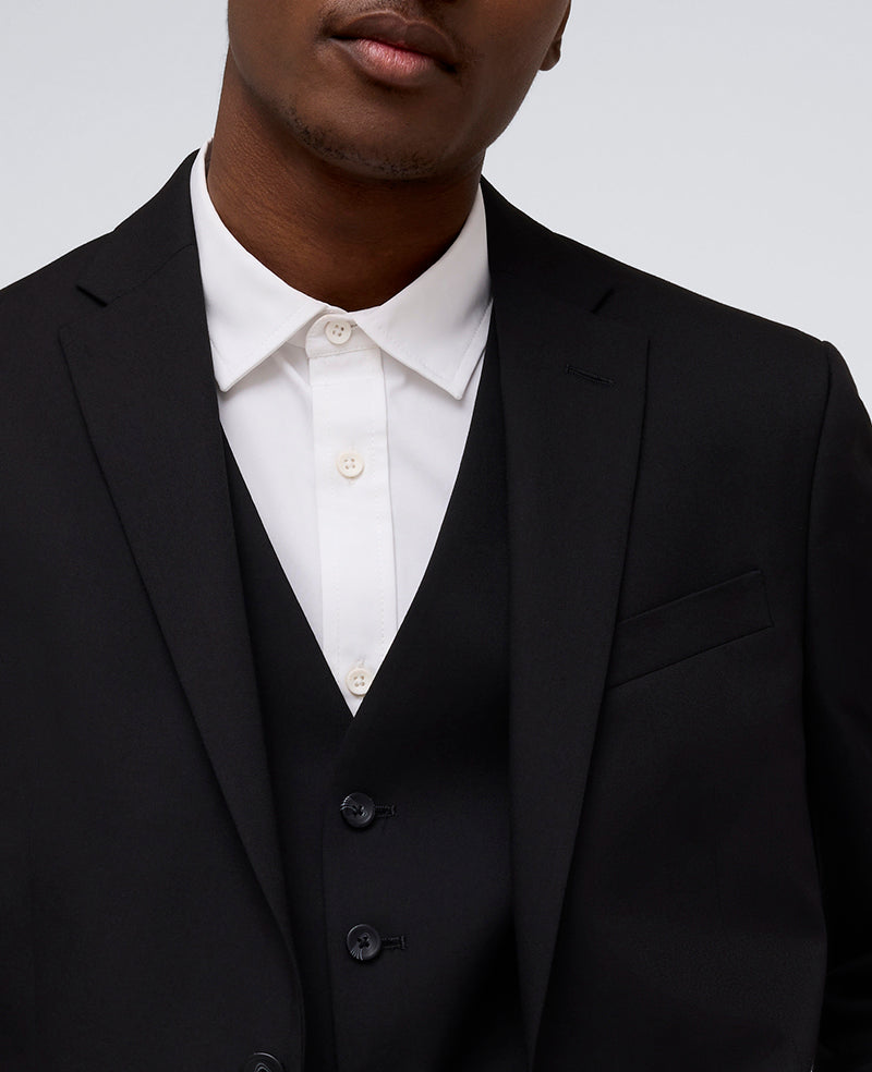 Kenneth Cole Reaction Ready Flex Suit Separate Jacket Black