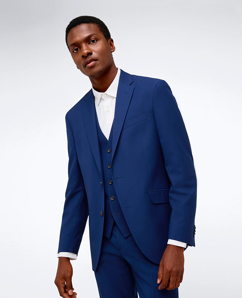 Kenneth Cole Reaction Ready Flex Suit Separate Jacket Blue
